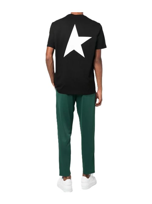 Golden Goose T-shirt con stampa Golden Goose | GMP01220P00087980203 BLACK/WHITE